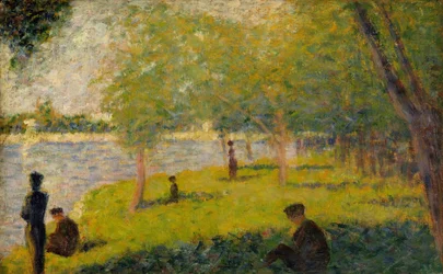 Estudio para Un domingo en La Grande Jatte, 1884